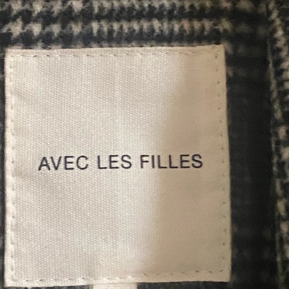Avec Les Filles Plaid Long Blazer / Jacket - Picture 5 of 10